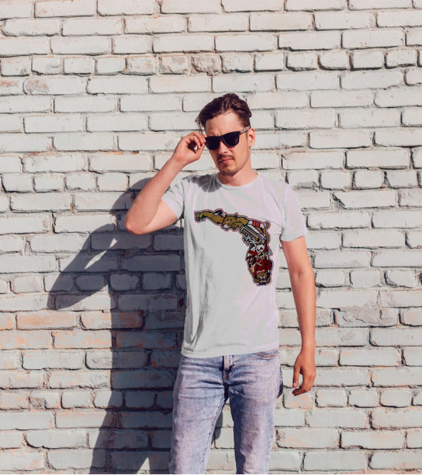 Florida Panthers Let's Hunt State Hockey T-Shirt