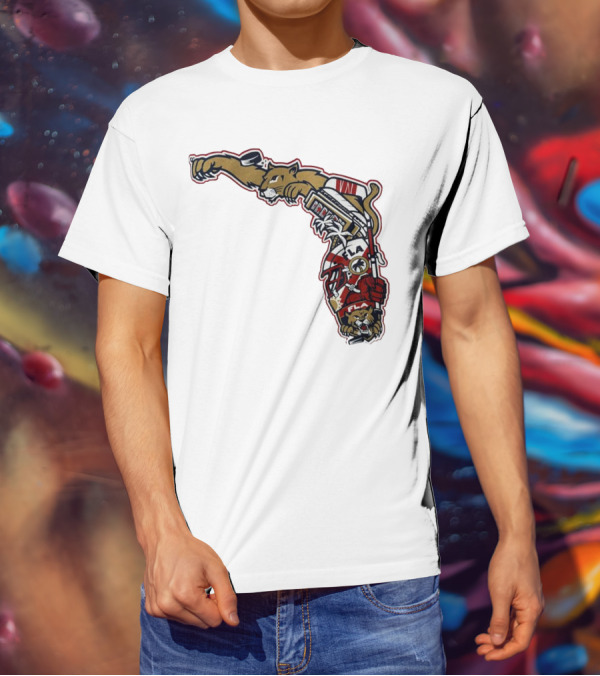 Florida Panthers Let's Hunt State Hockey T-Shirt