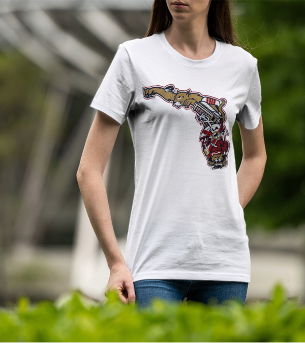 Florida Panthers Let's Hunt State Hockey T-Shirt