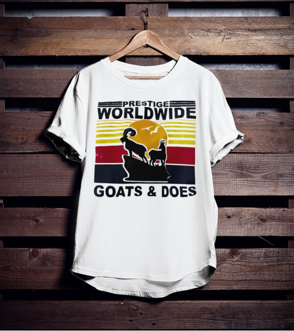 Prestige Worldwide Goats And Does Vintage Sunset T-Shirt