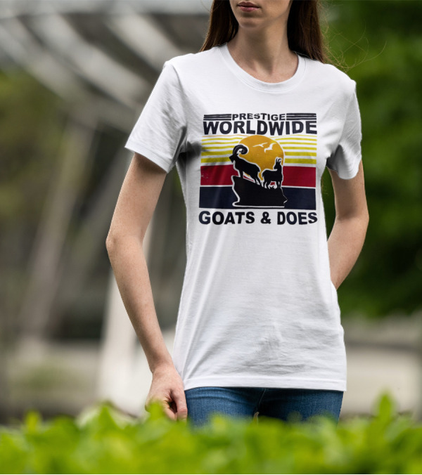 Prestige Worldwide Goats And Does Vintage Sunset T-Shirt