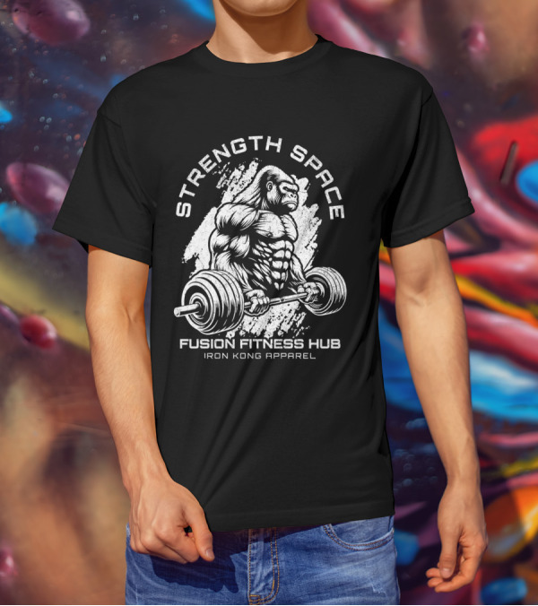 Strength Space Fusion Fitness Hub Iron Kong T-Shirt