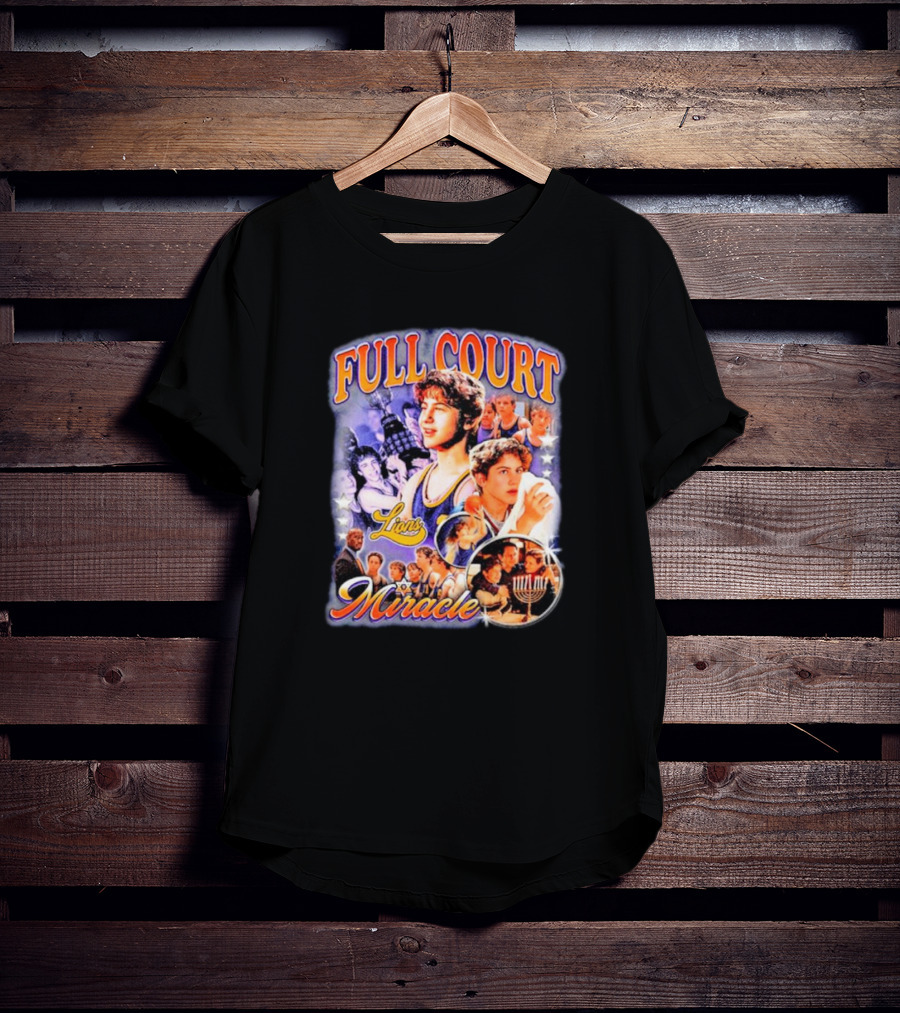 Full Court Miracle Lions Basketball Menorah T-Shirt