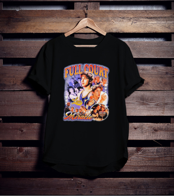 Full Court Miracle Lions Basketball Menorah T-Shirt