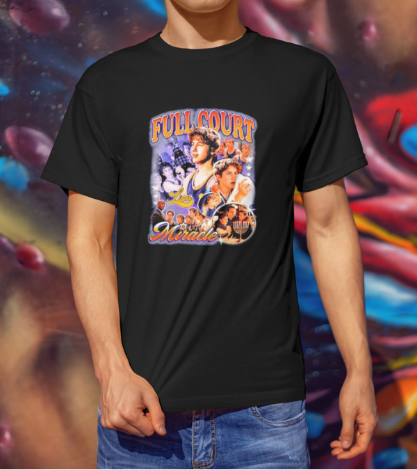Full Court Miracle Lions Basketball Menorah T-Shirt