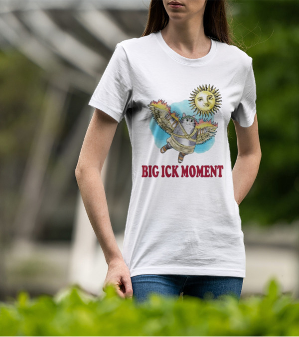 Cat Big Ick Moment Sun Wings T-Shirt