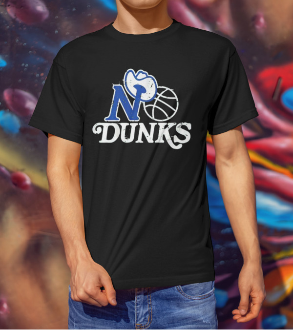 Dallas Mavericks No Dunks Cowboy Basketball T-Shirt