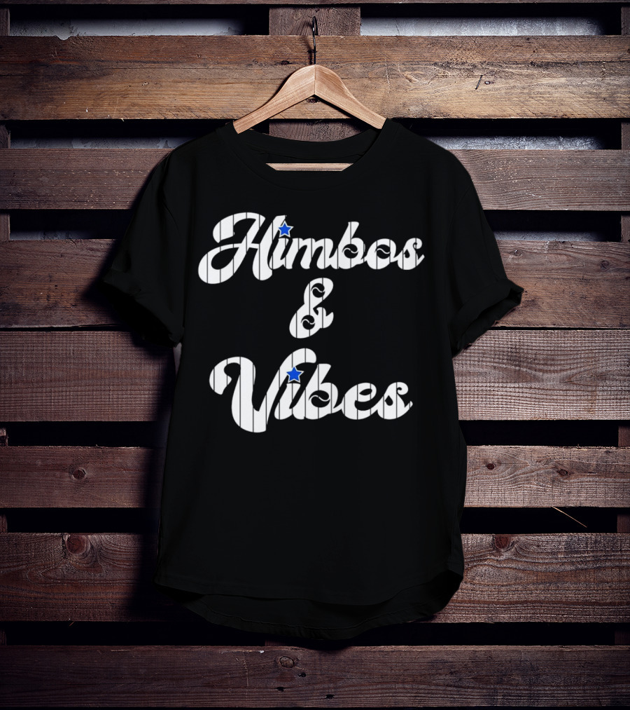 Himbos And Vibes Baseball Philadelphia Pinstripe Style With Stars T-Shirt