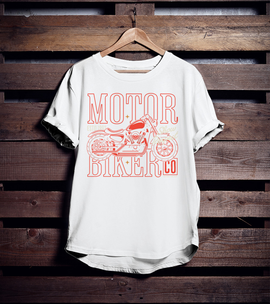 Motor Biker Club Estd 1992 Show Respect Co Speed Racer T-Shirt