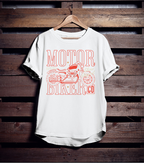 Motor Biker Club Estd 1992 Show Respect Co Speed Racer T-Shirt