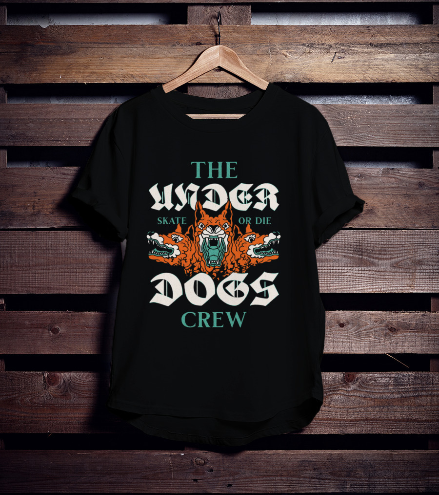 The Underdogs Skate Or Die Crew Streetwear T-Shirt