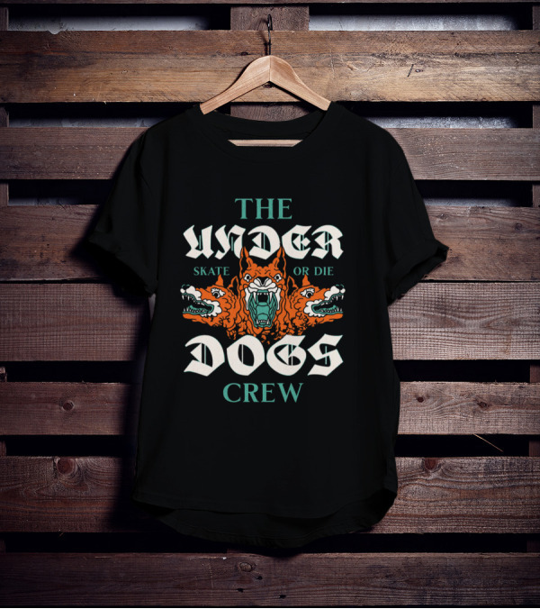 The Underdogs Skate Or Die Crew Streetwear T-Shirt