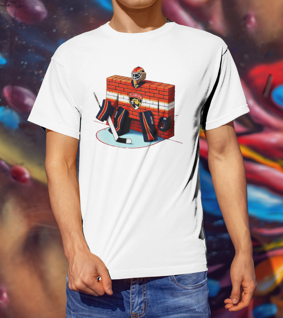 Florida Panthers Brick Wall Goalie Bod T-Shirt