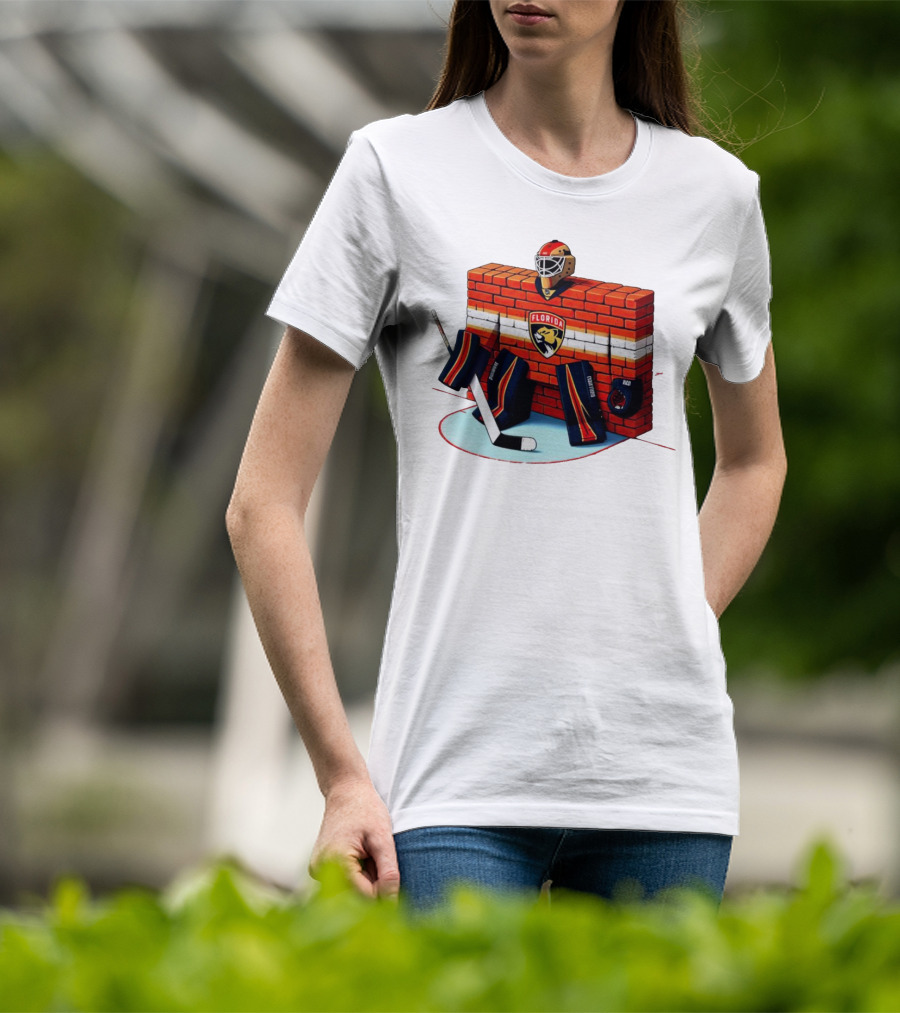 Florida Panthers Brick Wall Goalie Bod T-Shirt