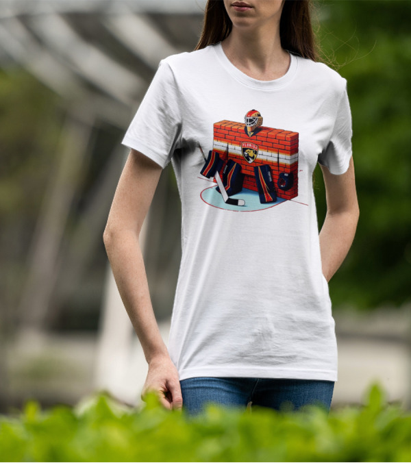 Florida Panthers Brick Wall Goalie Bod T-Shirt