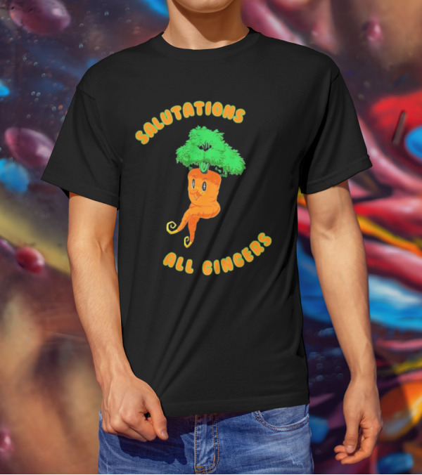 Salutations All Gingers Happy Carrot T-Shirt