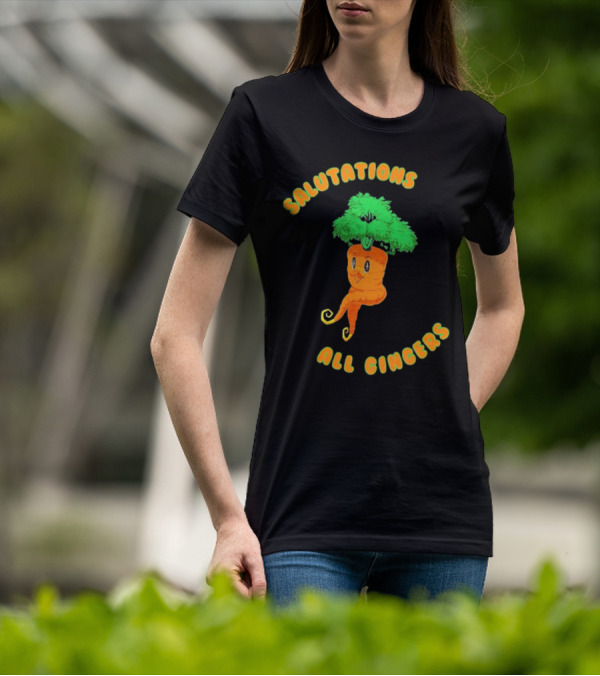 Salutations All Gingers Happy Carrot T-Shirt