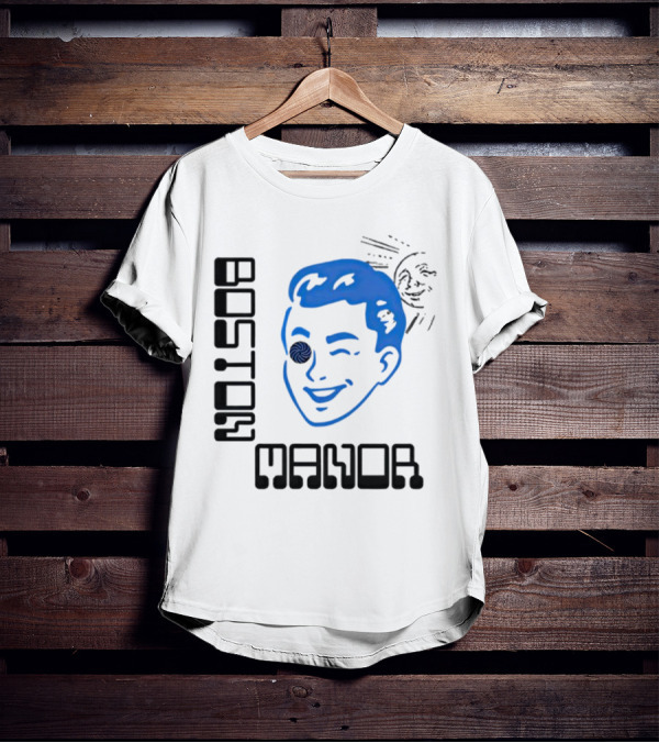 Boston Manor Sundiver Spiral Eye Winking Face T-Shirt
