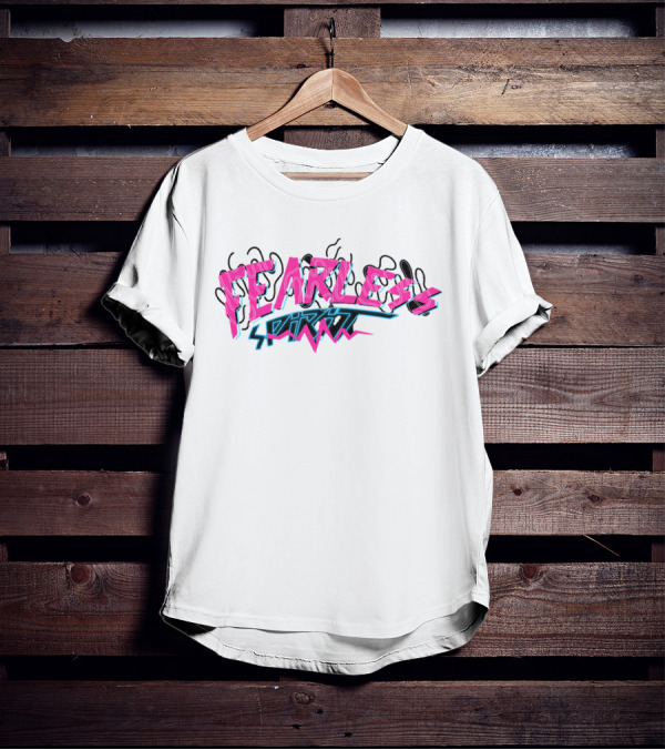 Fearless Spirit Retro Neon T-Shirt