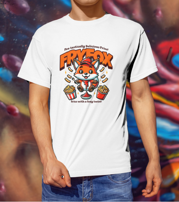 FRYFOX Fox-tastically Delicious Fries With A Foxy Twist T-Shirt