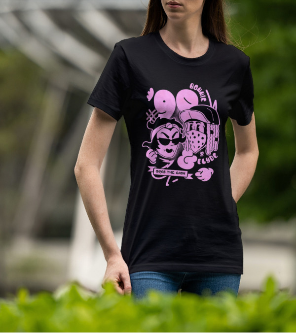 90 Bonnie And Clyde Grab The Cash T-Shirt