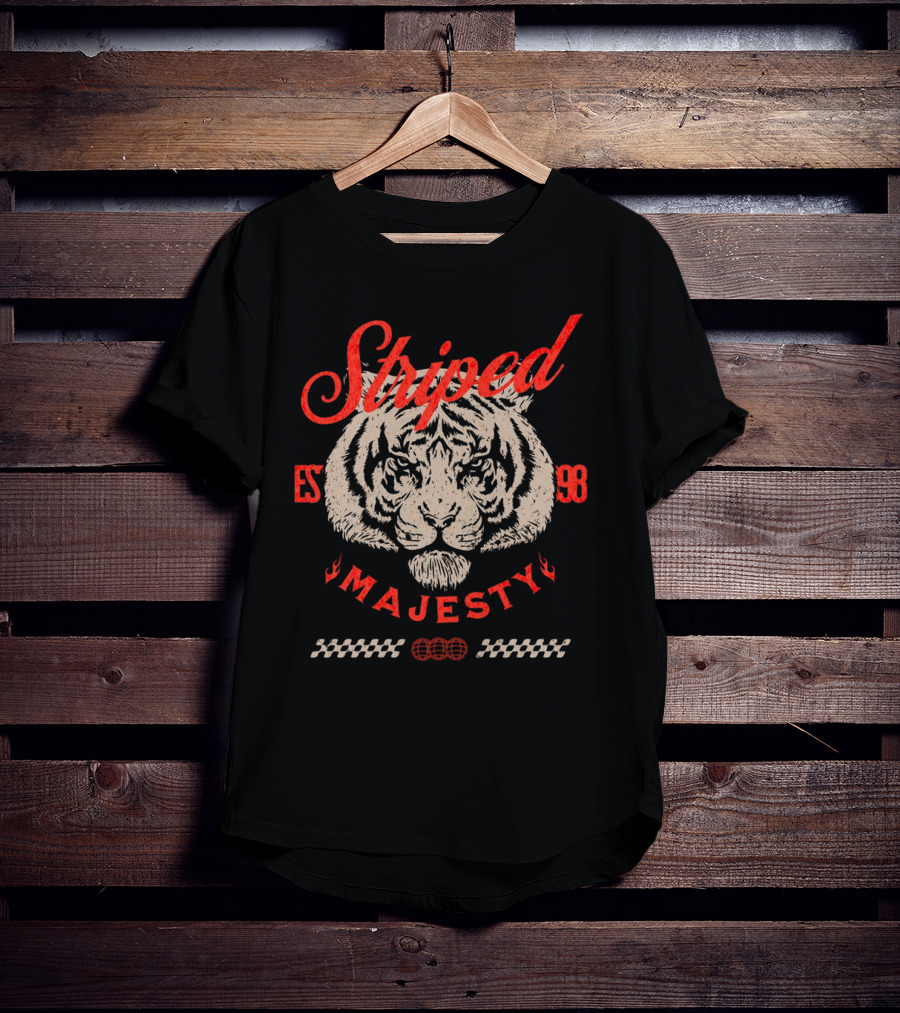 Striped Majesty Tiger Est 1998 T-Shirt