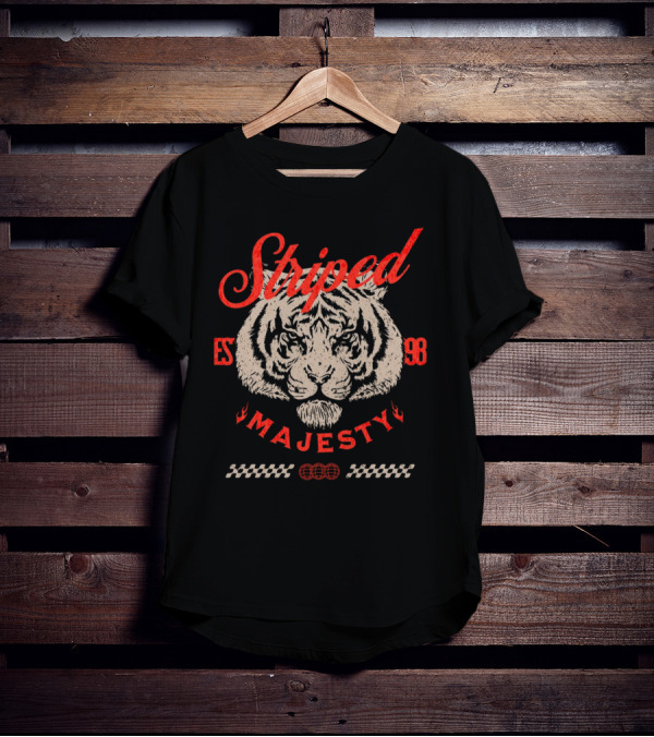 Striped Majesty Tiger Est 1998 T-Shirt