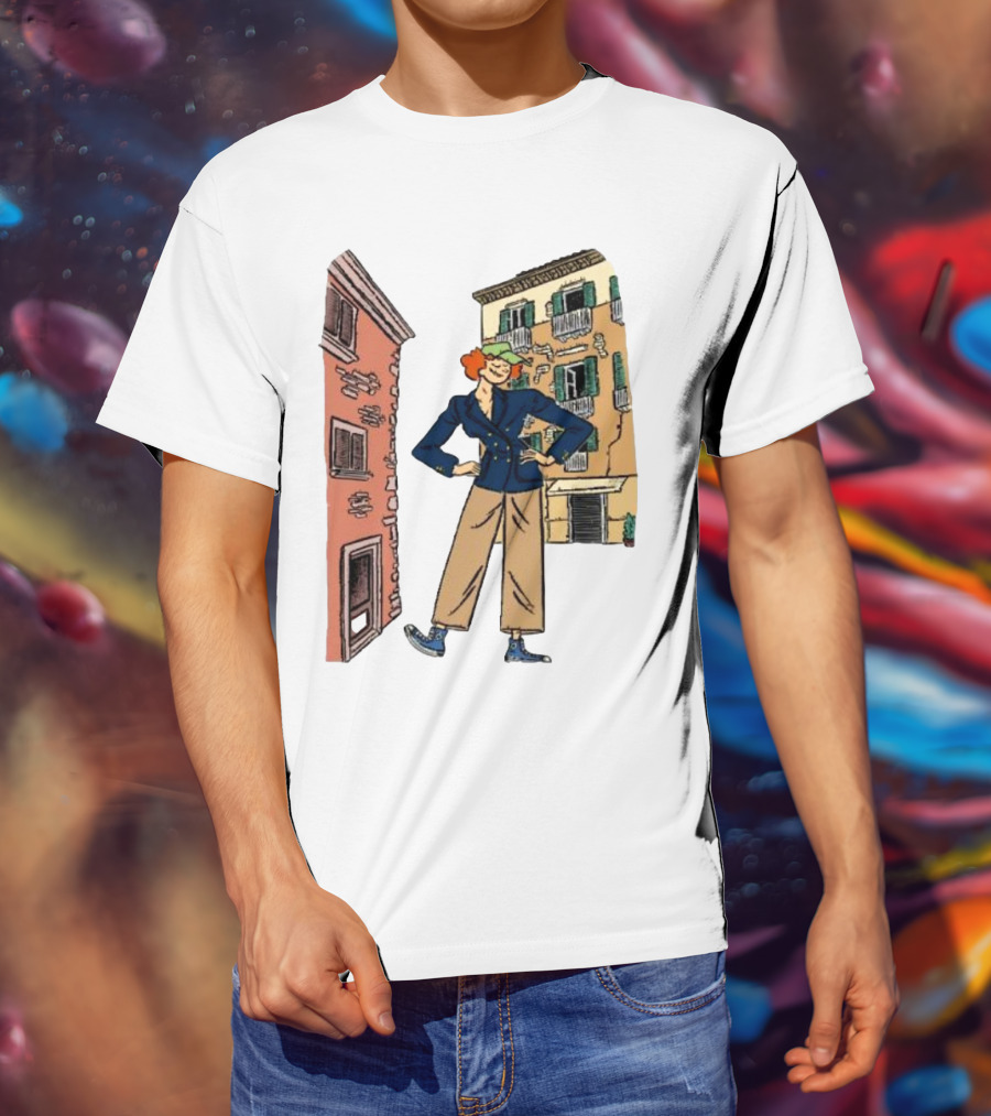 Dick Carroll X Roy Roger’s Positano Chic Casual Stroll T-Shirt