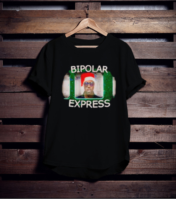 Bipolar Express Kanye West Santa Hat Christmas T-Shirt