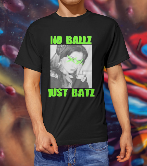 No Ballz Just Batz Bandana Girl Green X Eyes T-Shirt
