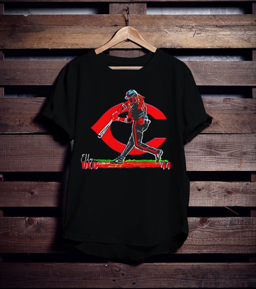 Elly De La Cruz DLC Cincinnati Reds 44 Baseball Player T-Shirt