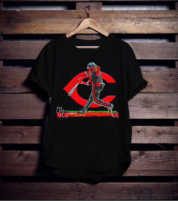 Elly De La Cruz DLC Cincinnati Reds 44 Baseball Player T-Shirt