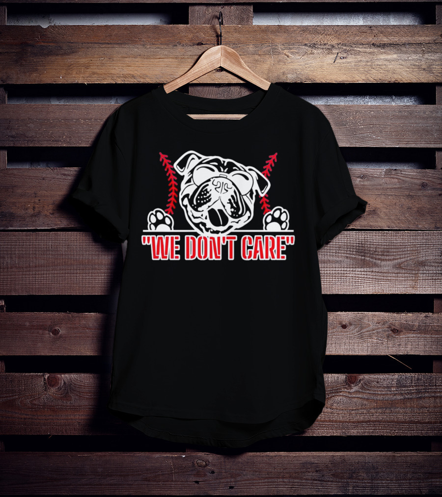 Louisiana Tech Bulldogs We Don’t Care Bulldog Mascot T-Shirt