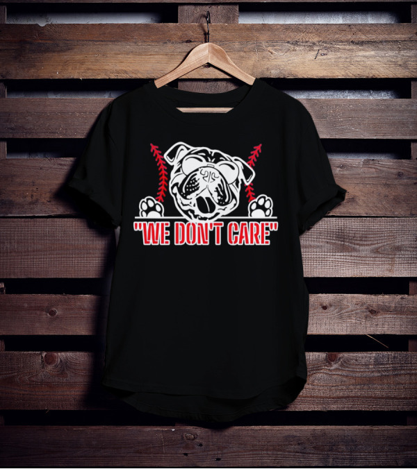 Louisiana Tech Bulldogs We Don’t Care Bulldog Mascot T-Shirt