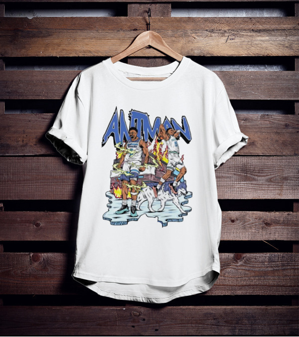ANTMAN Basketball Wolves Dynamic Duo On The Court T-Shirt