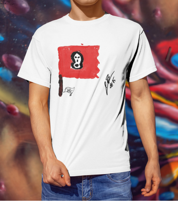 Rookies Paint Tampa Bay Buccaneers Flag Artwork #15 T-Shirt