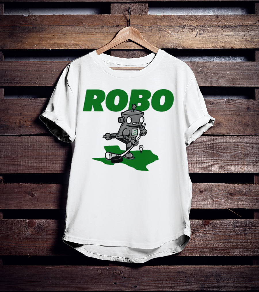 Robo Robot Playing Hockey T-Shirt