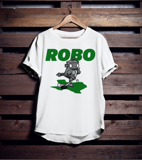 Robo Robot Playing Hockey T-Shirt