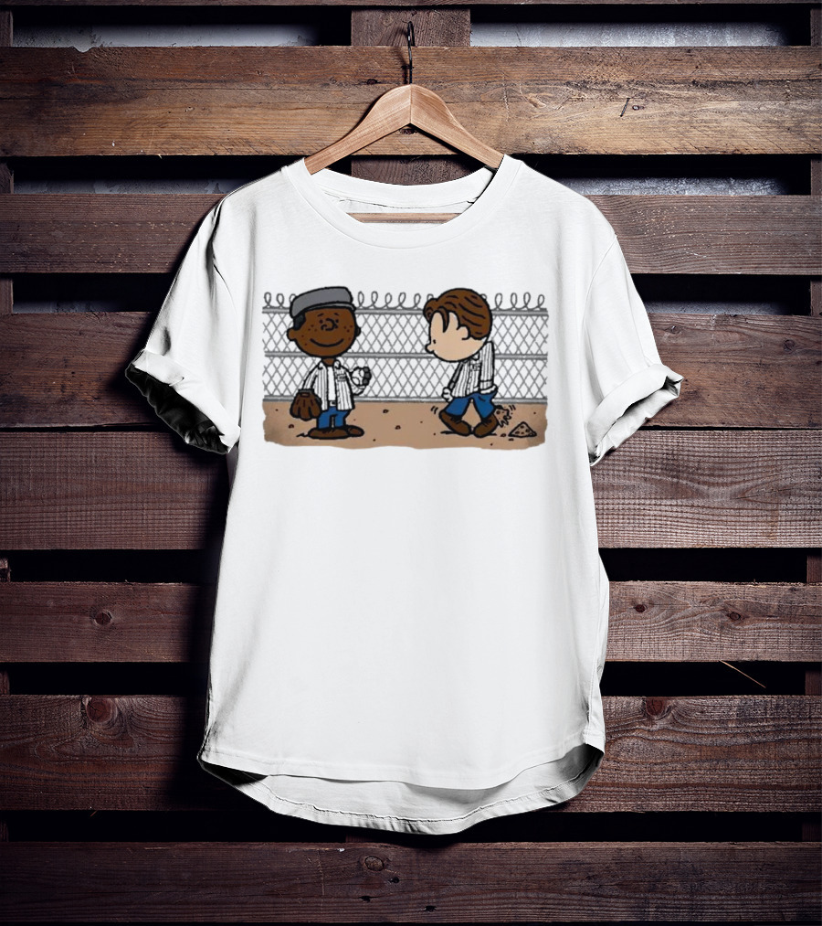 Red And Andy Yard Pals The Shawshank Redemption Peanuts Cartoon Crossover T-Shirt