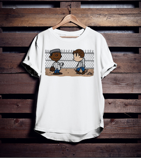 Red And Andy Yard Pals The Shawshank Redemption Peanuts Cartoon Crossover T-Shirt
