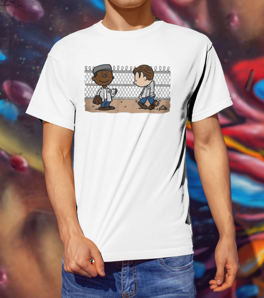 Red And Andy Yard Pals The Shawshank Redemption Peanuts Cartoon Crossover T-Shirt