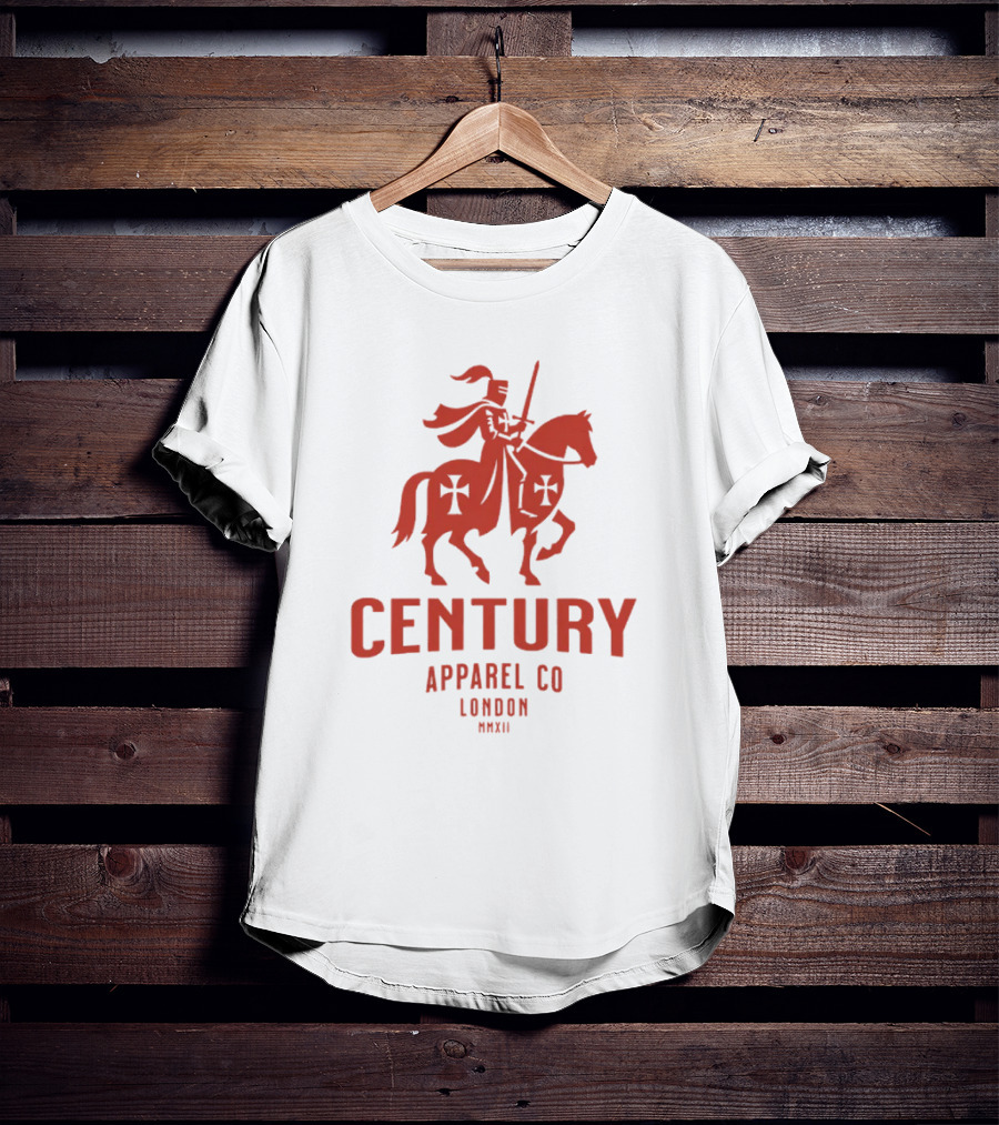 Century Apparel Co London MMXII Knight On Horse T-Shirt