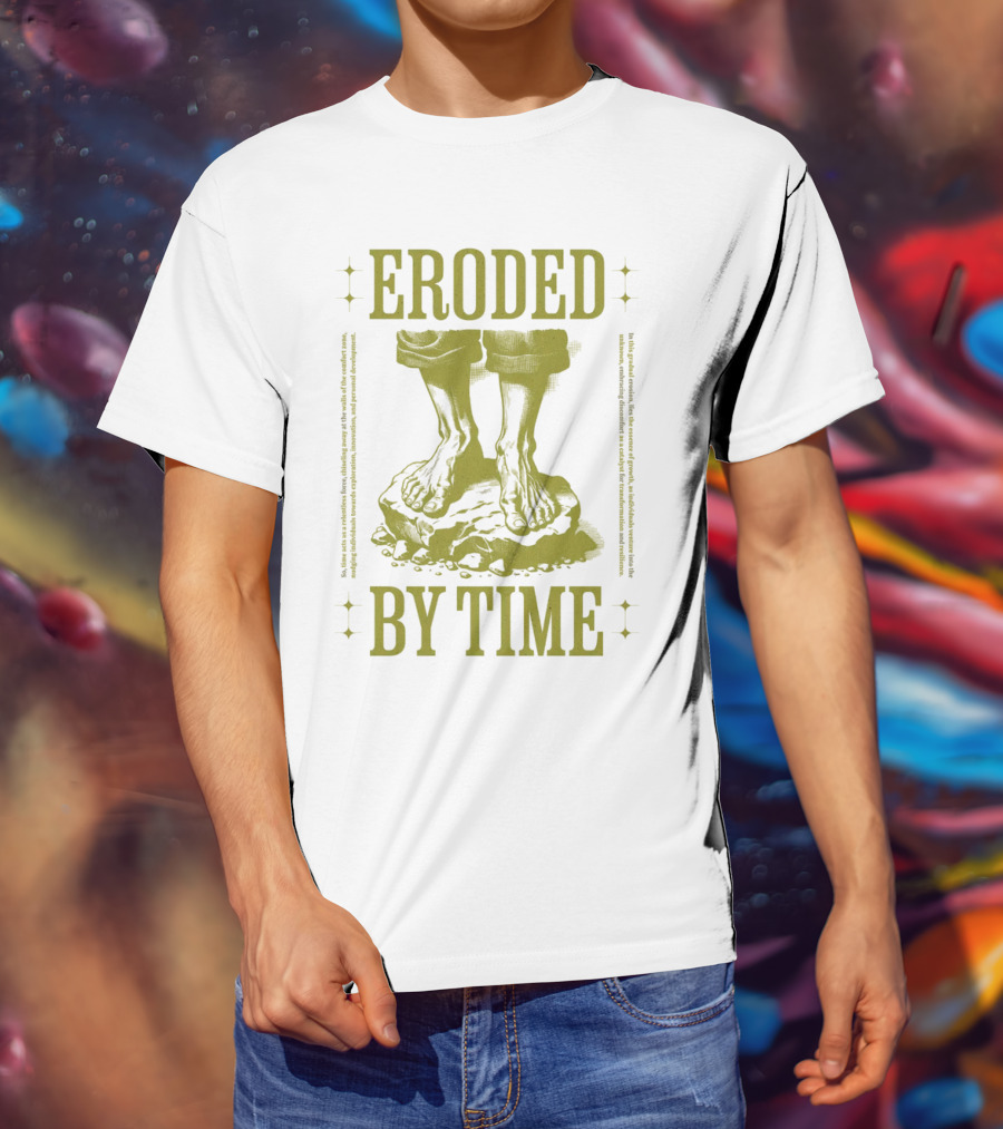 Eroded By Time Standing On Rock T-Shirt