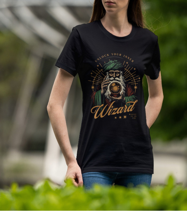 Unlock Your Inner Wizard Magic Is In You Vintage Mystic T-Shirt