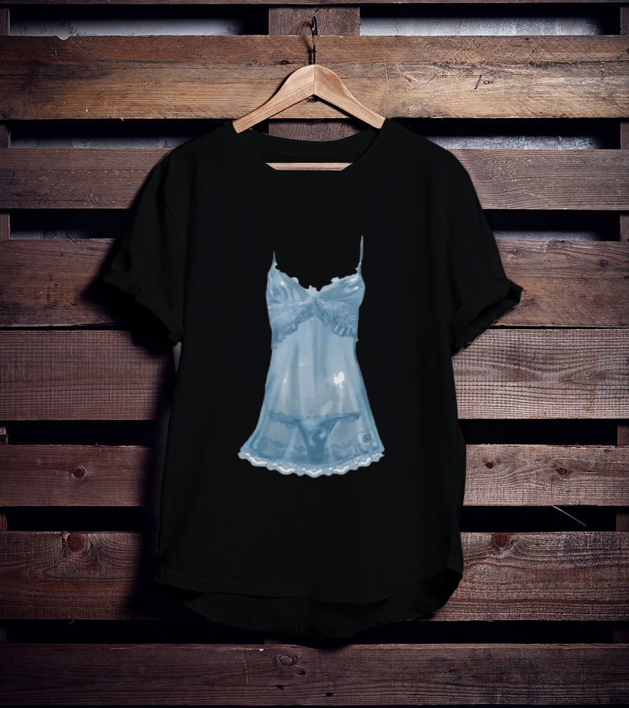 Sabrina Carpenter Blue Lingerie Nightwear T-Shirt