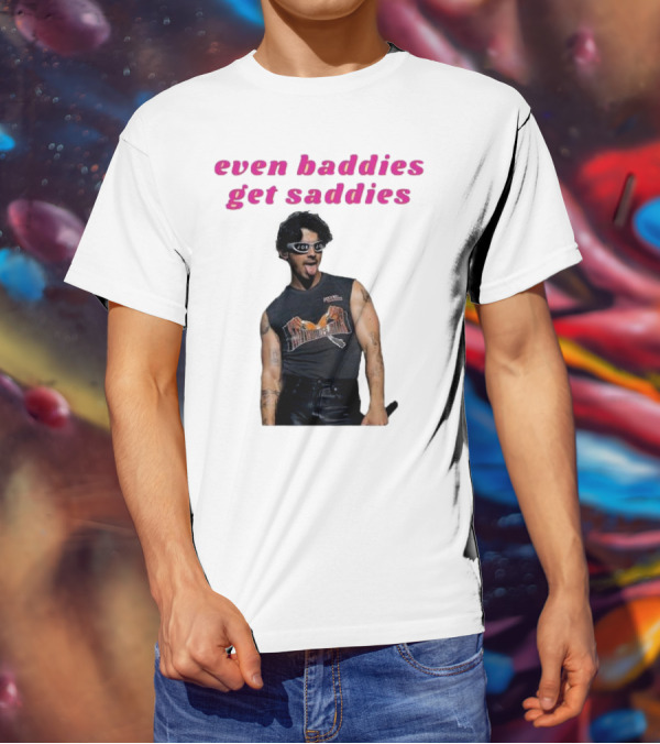 Joe Jonas Even Baddies Get Saddies Rocker T-Shirt
