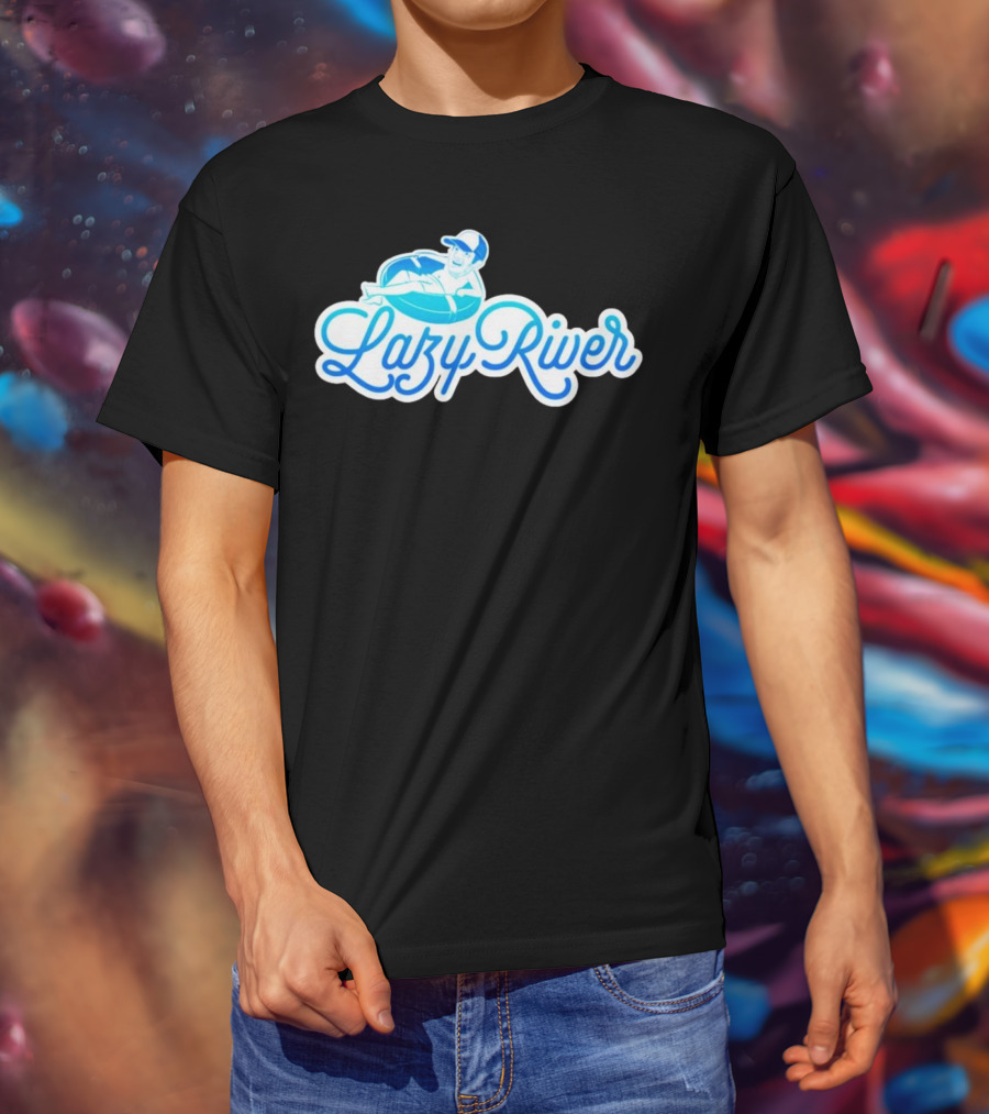 Lazy River Float Chill Relaxation Cartoon T-Shirt