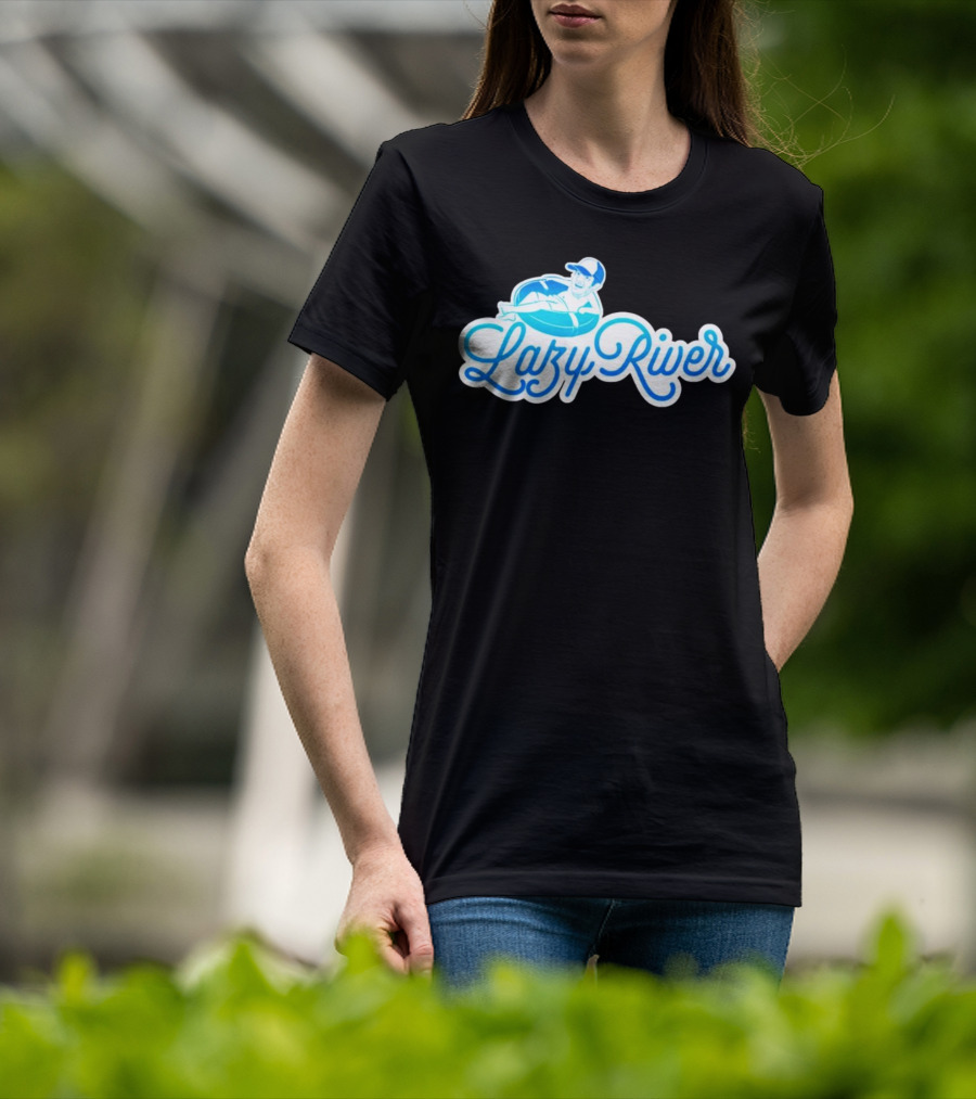 Lazy River Float Chill Relaxation Cartoon T-Shirt