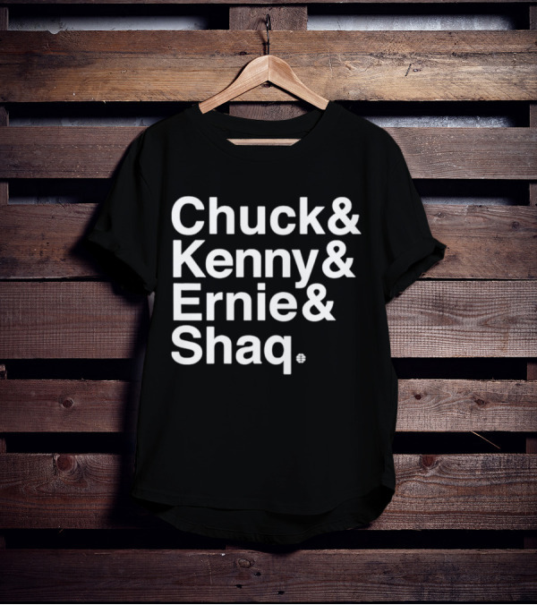 Chuck And Kenny And Ernie And Shaq NBA Legends Panel Names T-Shirt