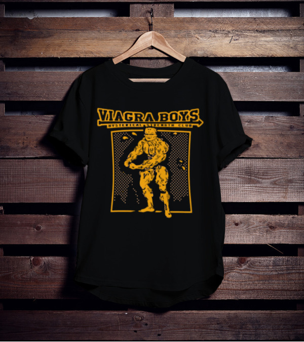 Viagra Boys Hysterical Strength Club Bodybuilder T-Shirt